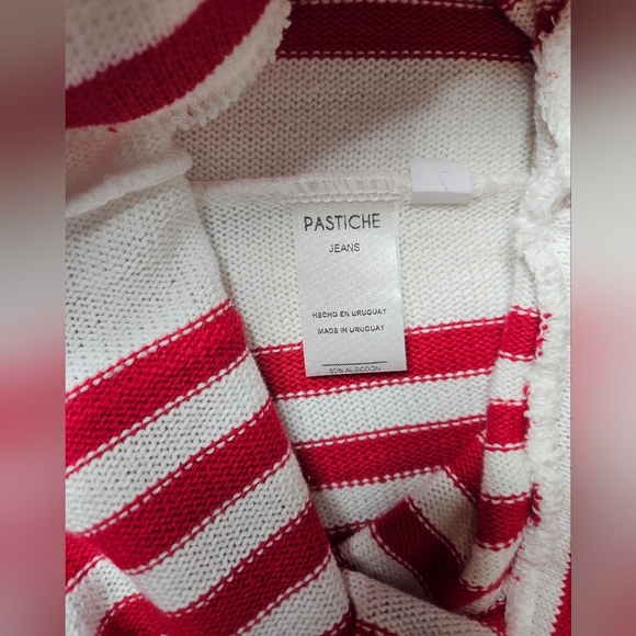 Pastíche Pepe Stripe Cotton Blend Knit Pants SZ - Picture 4 of 5